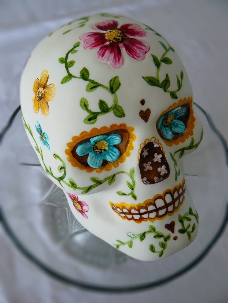 Sugar Skull Cake