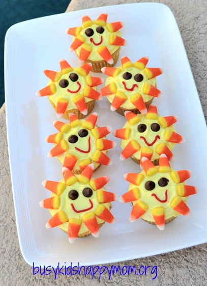 Summer Sun Cupcakes