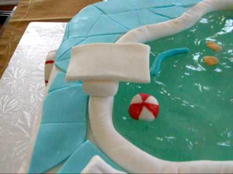 Swimming Pool Cake