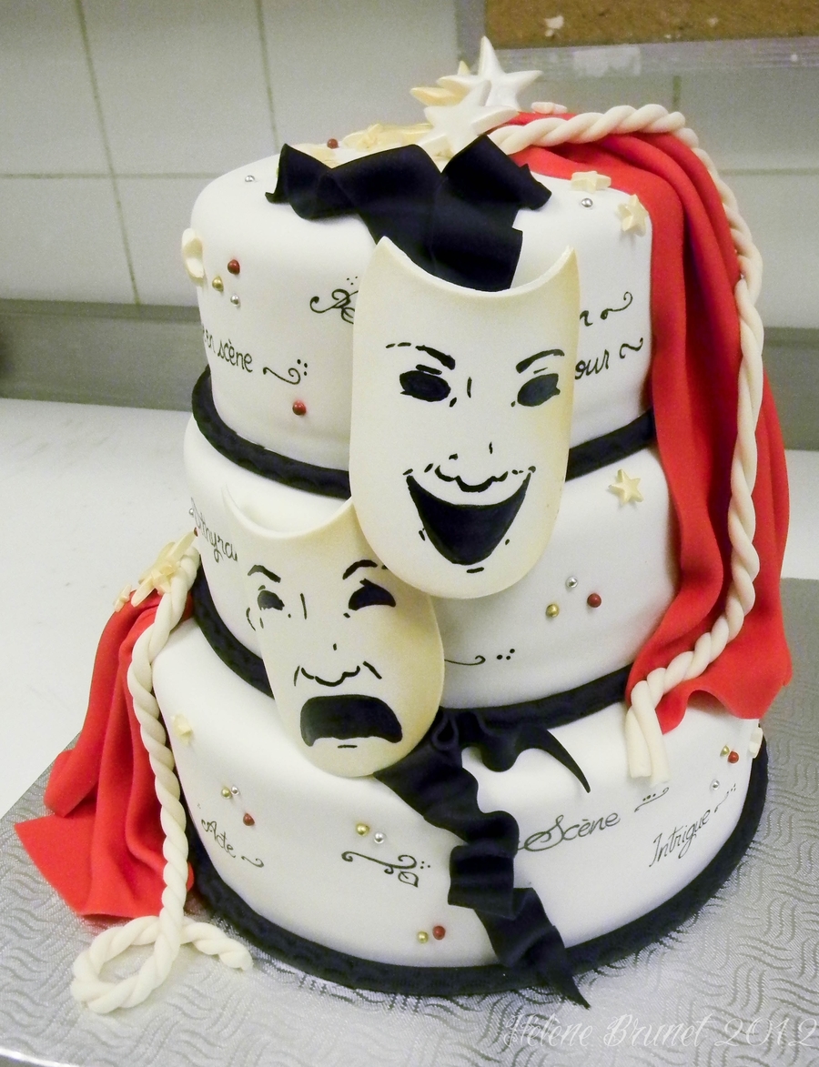 Theatre Themed Birthday Cake