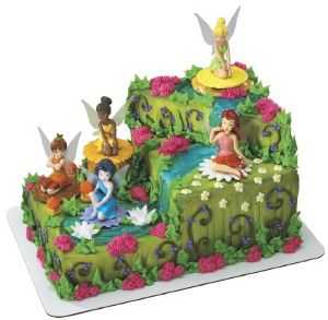 Tinkerbell and Fairies Birthday Cake