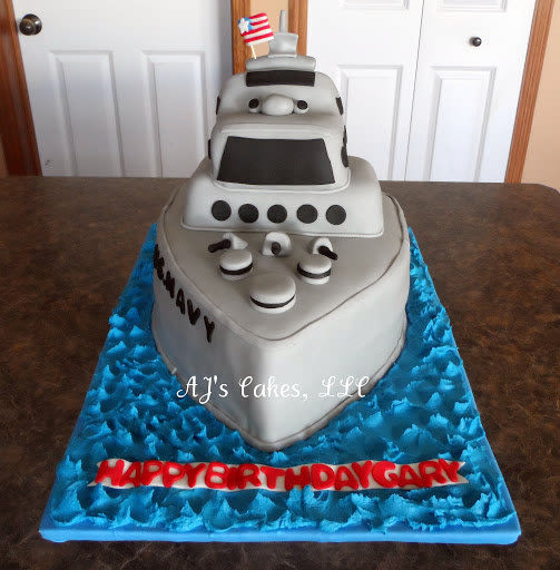 US Navy Birthday Cake