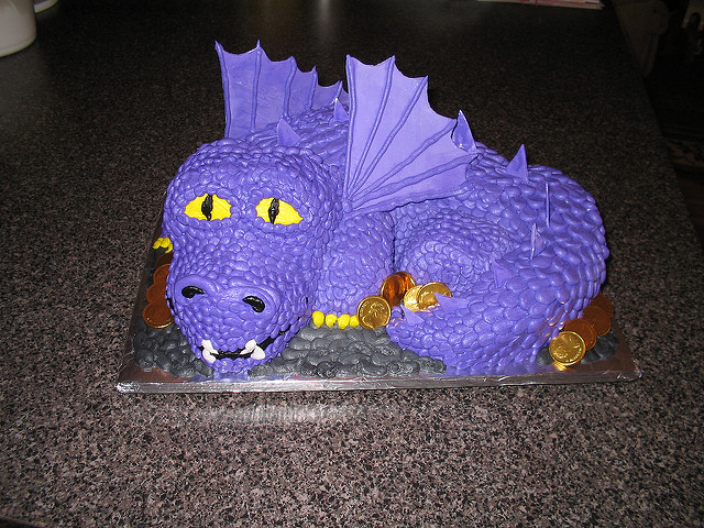 3D Dragon Cake