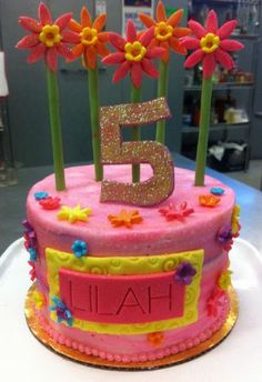 5 Year Old Girl Birthday Cake