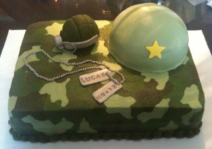 Army Camo Cake