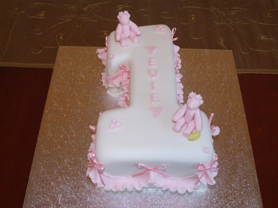 Baby Girl 1st Birthday Cake Ideas