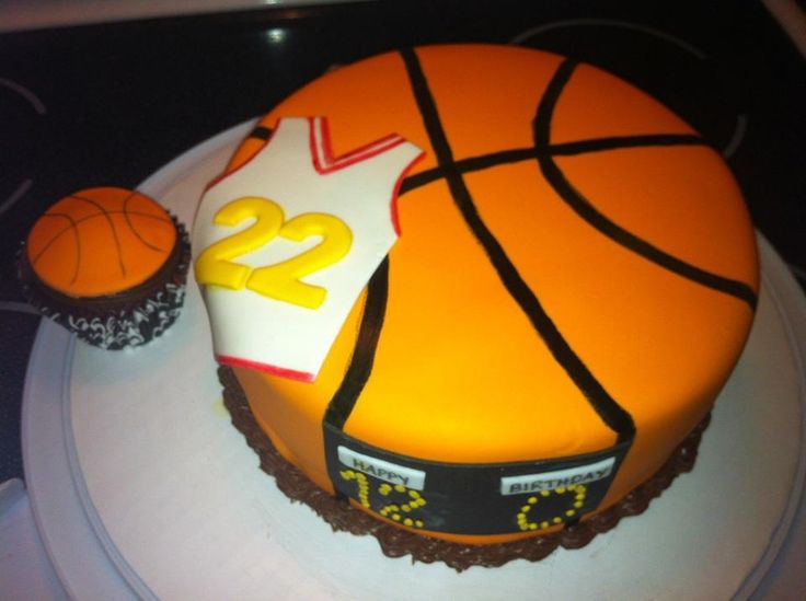 10 Photos of Cartoon Boy Basketball Cakes