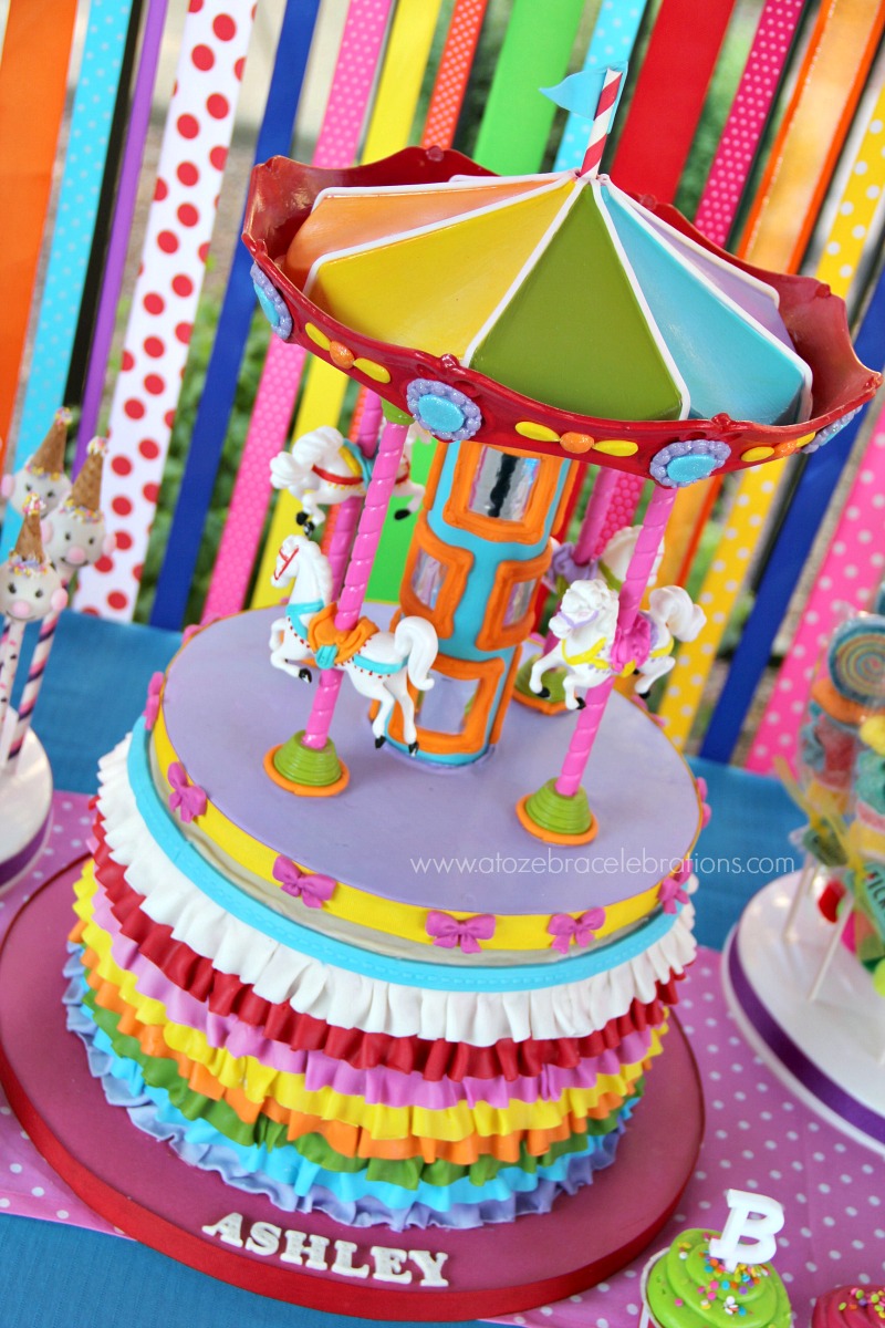 Carnival Birthday Party Cake