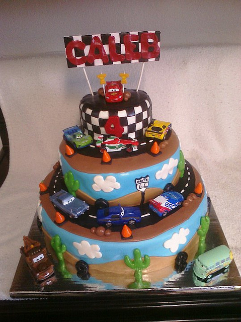 Cars 2 Birthday Cake