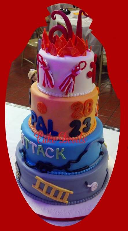 Cheerleading Birthday Cake