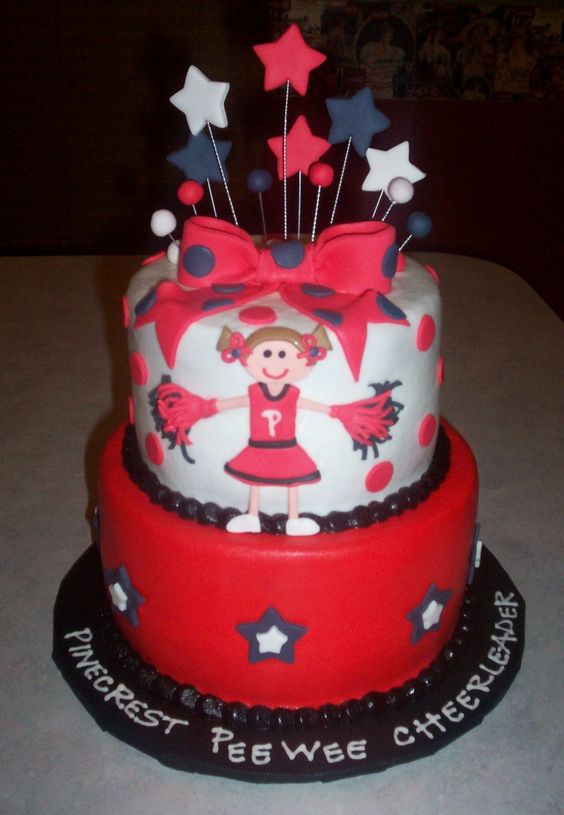 Cheerleading Cake