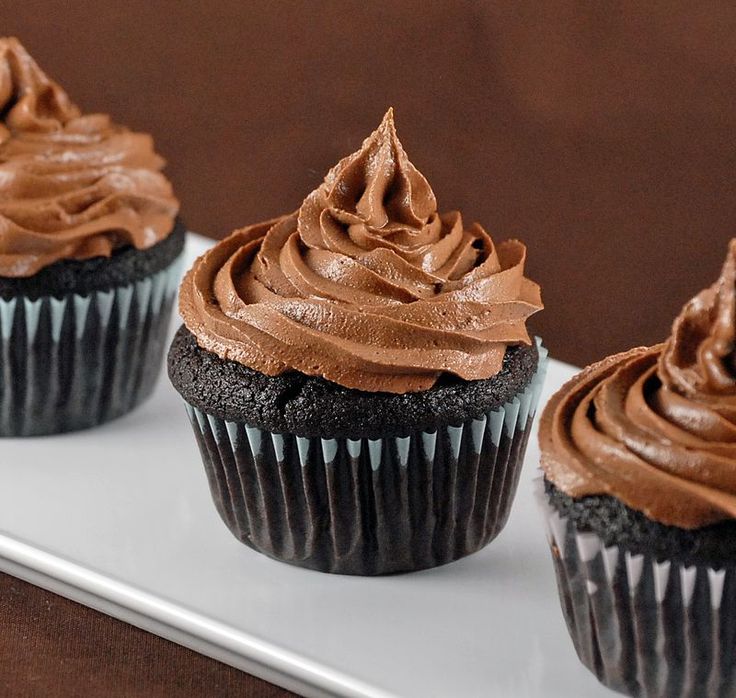 Chocolate Cupcakes with Ganache Filling