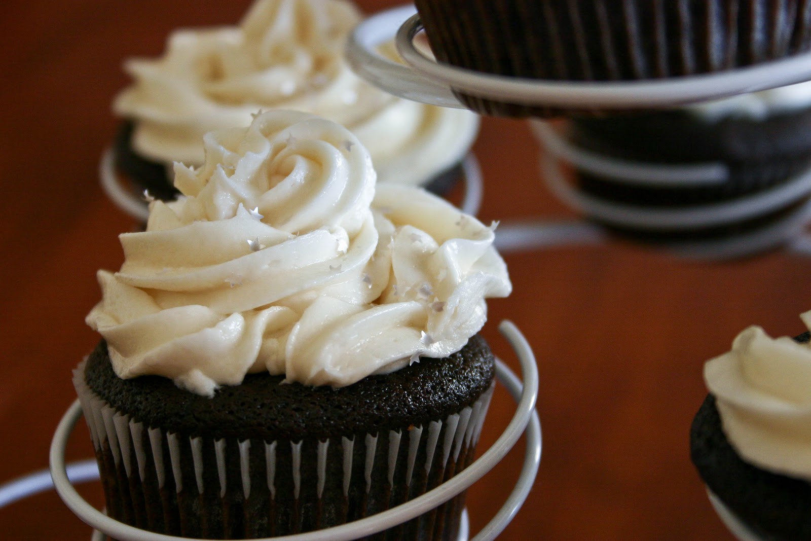 Chocolate Cupcakes with Ganache Filling