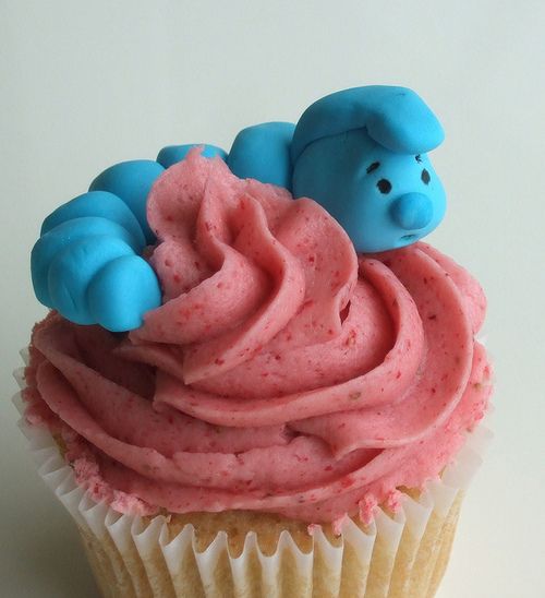 Cupcake Alice in Wonderland Caterpillar