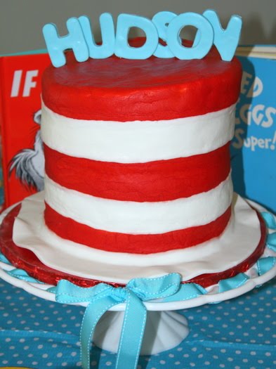 Dr. Seuss Birthday Party Cake