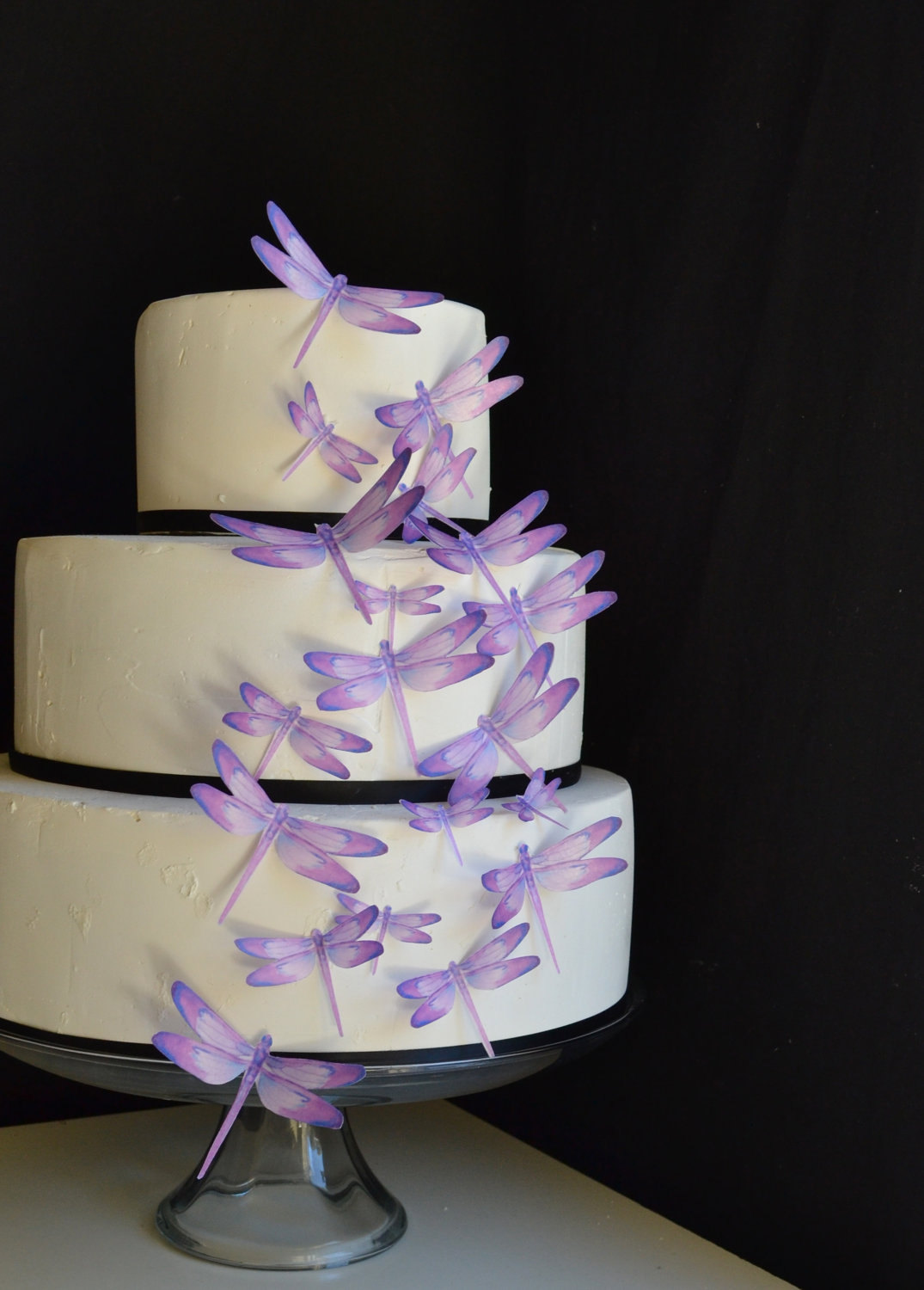 Dragonfly Wedding Cake Topper