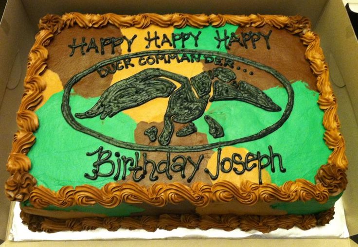 Duck Dynasty Birthday Cake