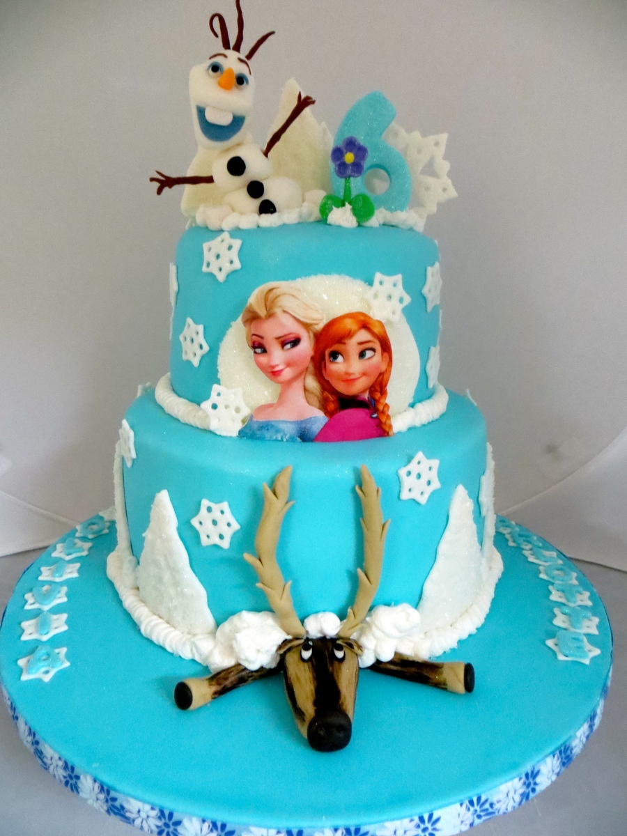 Frozen Birthday Cake