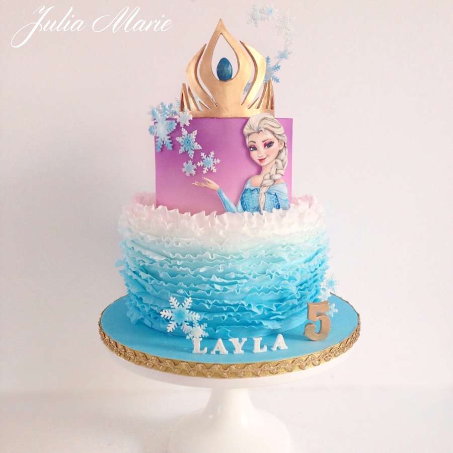 Frozen Birthday Cake