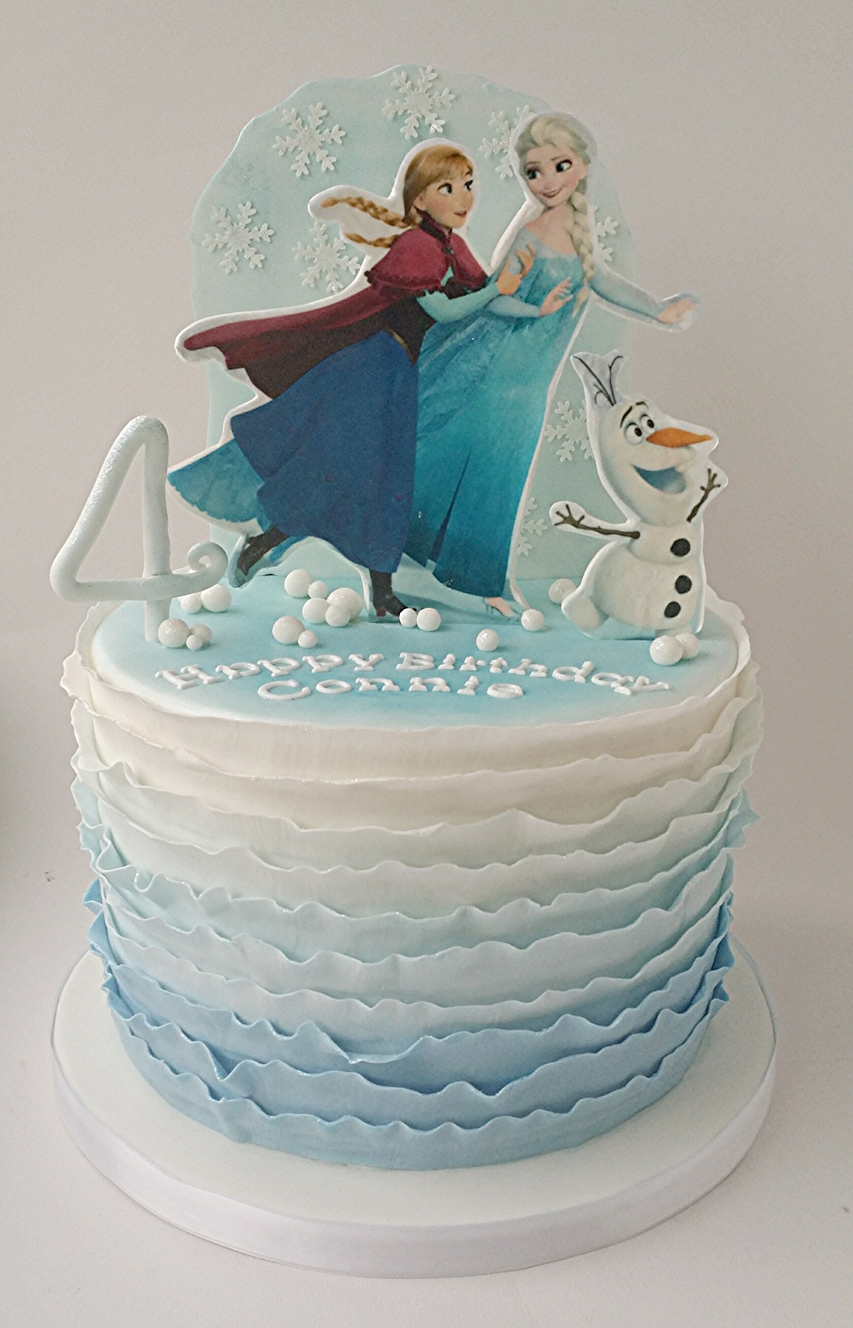 Frozen Birthday Cake