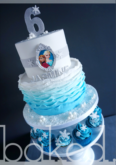 Frozen Birthday Cake