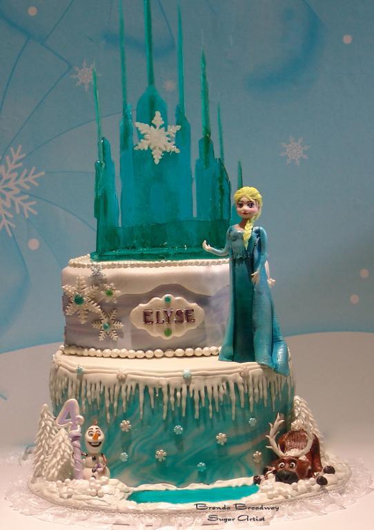 Frozen Inspired Birthday Cake