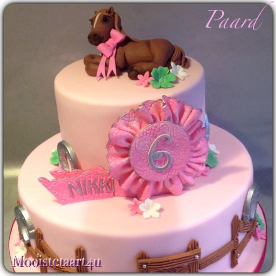 Girls Horse Birthday Cake