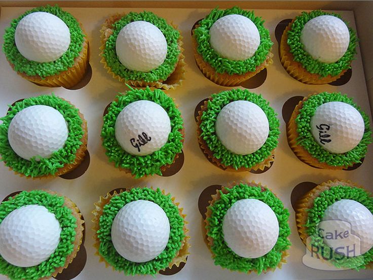 Golf Ball Cupcakes