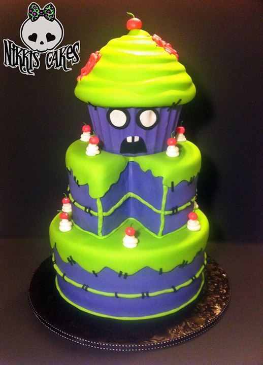 Halloween Zombie Cake