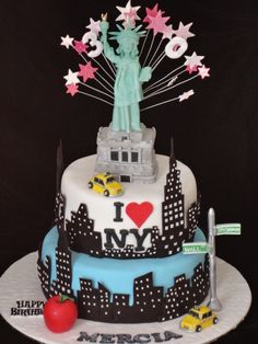 New York Birthday Cake