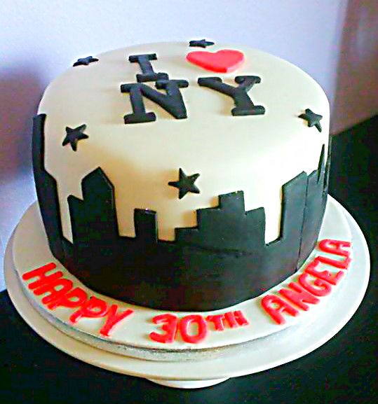 New York Birthday Cake