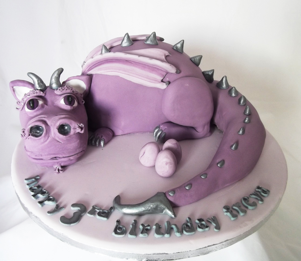 Purple Dragon Cake