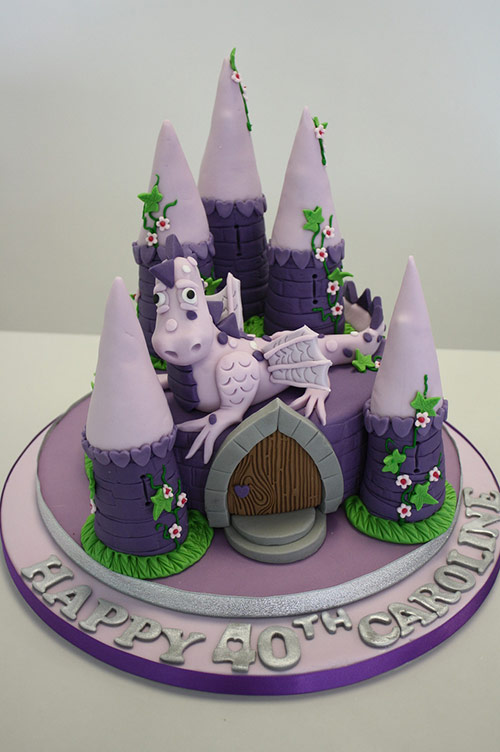 Purple Dragon Cake