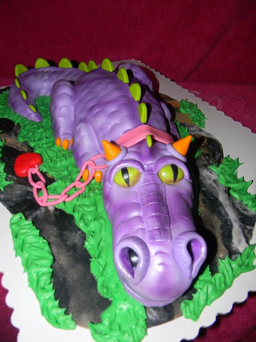 Purple Dragon Cake