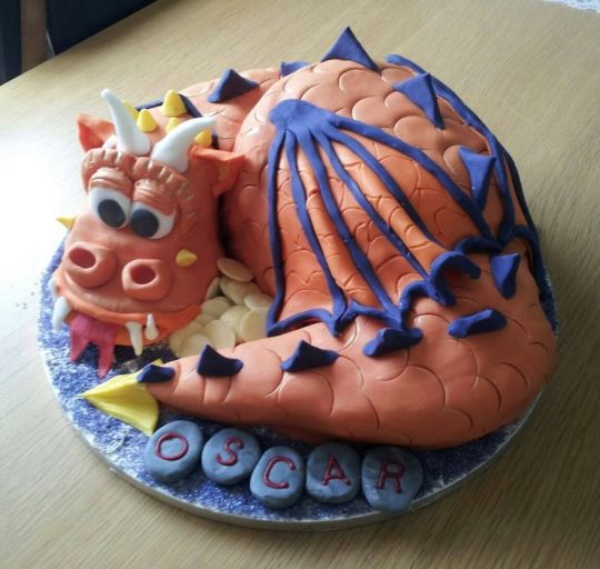 Purple Dragon Cake