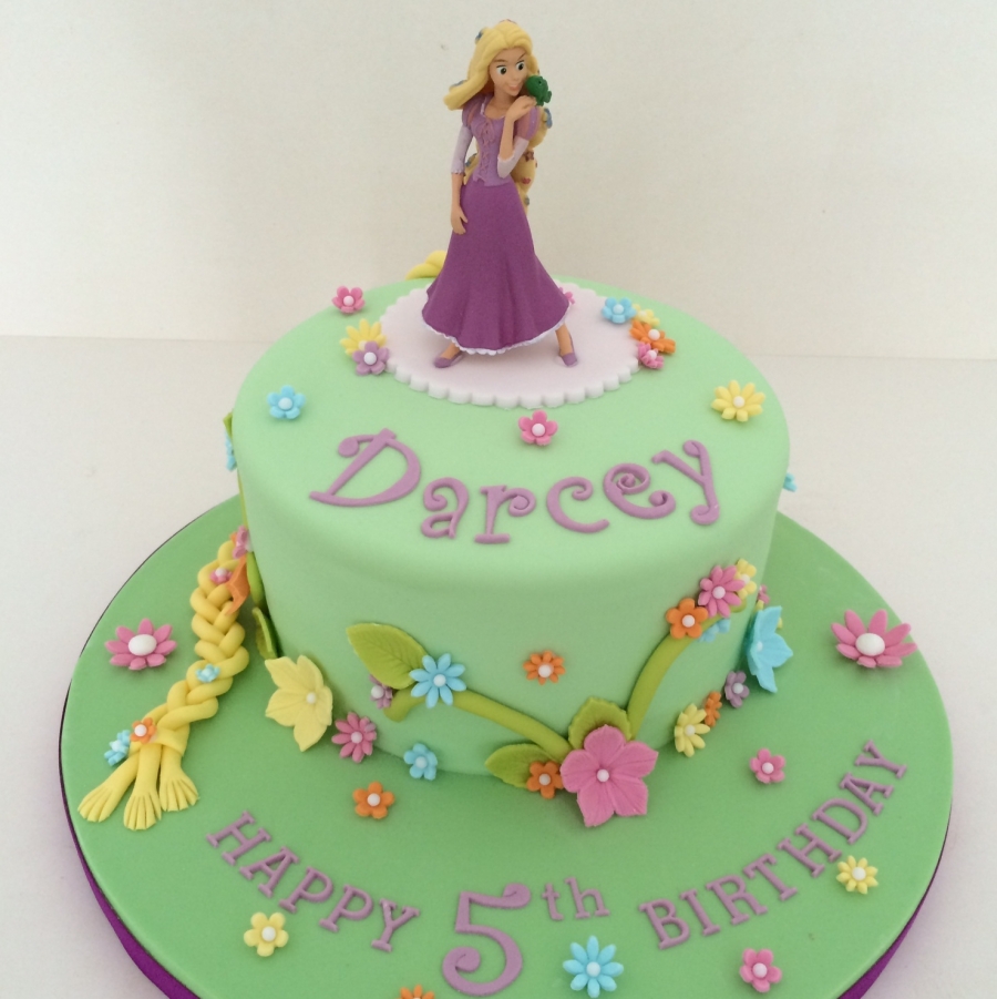 Rapunzel Birthday Cake