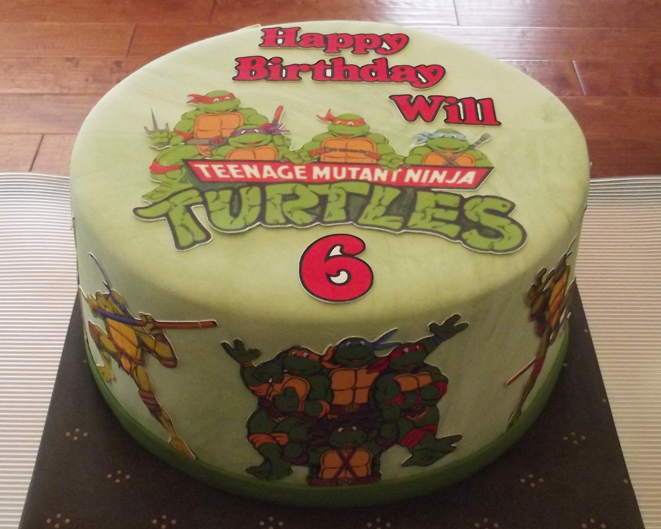 Teenage Mutant Ninja Turtles Birthday Cake