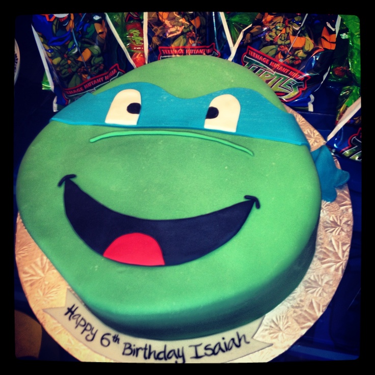 Teenage Mutant Ninja Turtles Birthday Cake