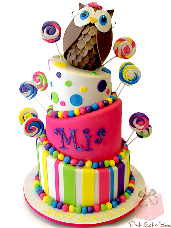 Topsy Turvy Candy Cake