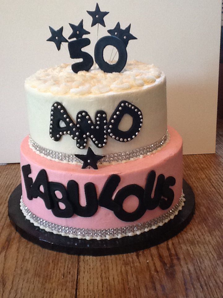 50 and Fabulous Cake