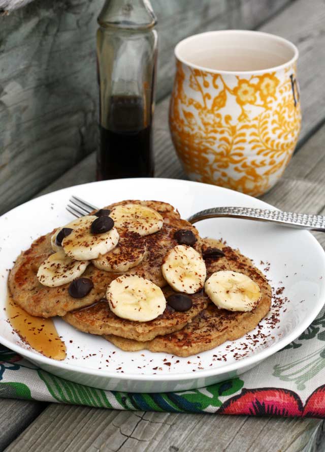 Banana Oat Pancakes Recipe