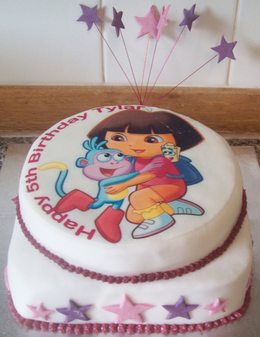 Dora Explorer Birthday Cake