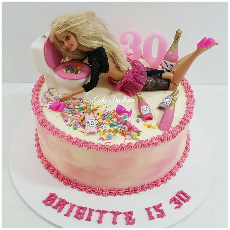 Drunk Barbie Cake