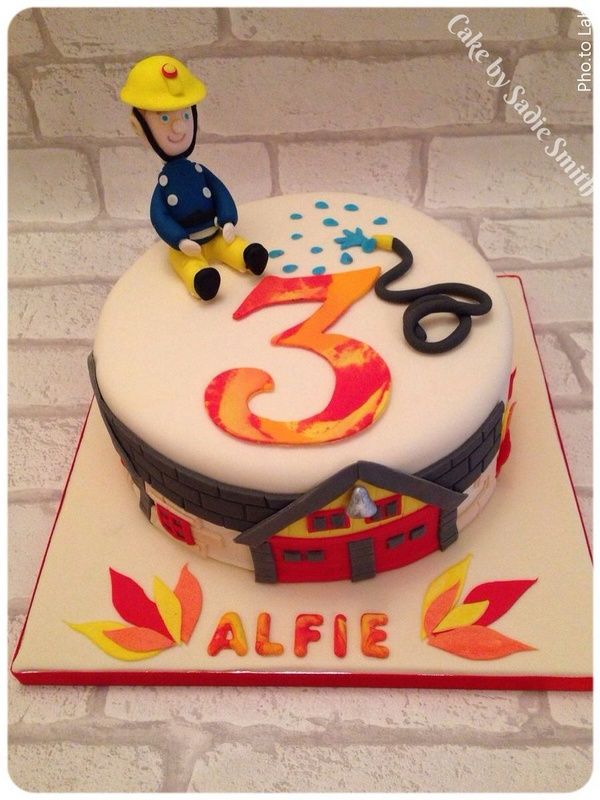 Fireman Birthday Cake