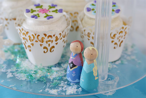 Frozen Party Birthday Cupcakes