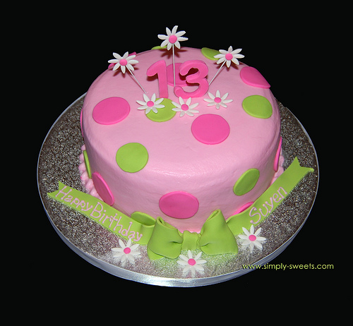 Girls 13th Birthday Cake Ideas