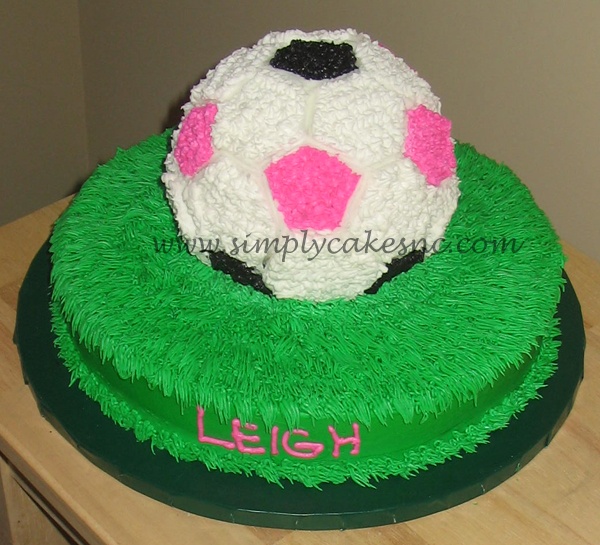 Girls Soccer Cake