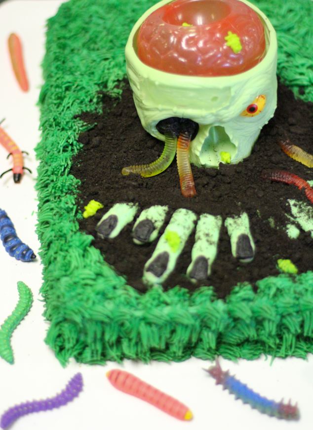 Kids Zombie Birthday Cake