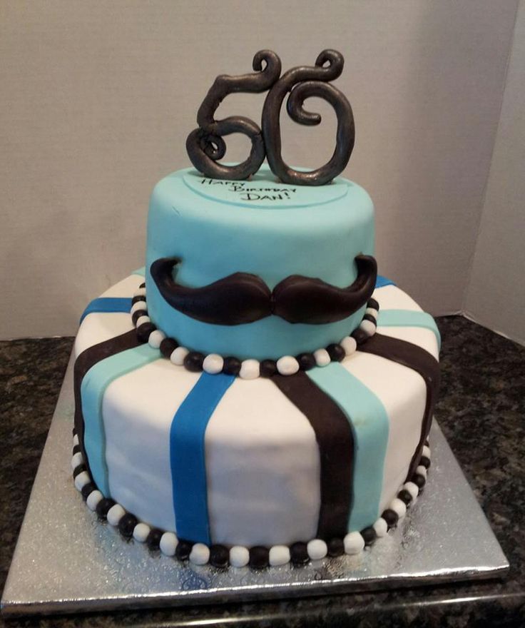 Mustache Birthday Cake Ideas