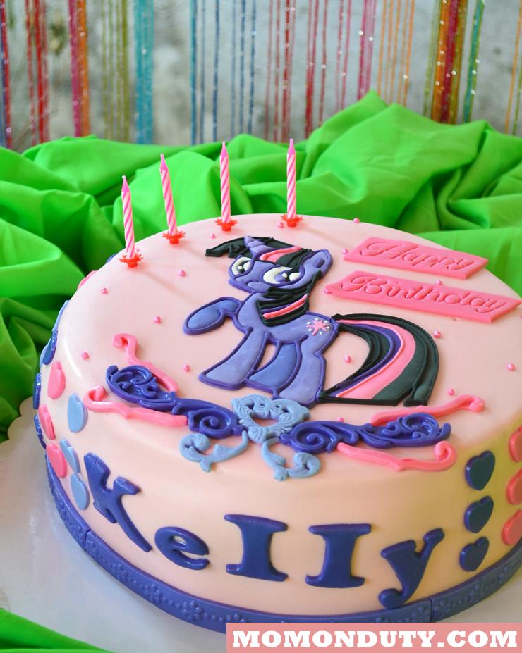 My Little Pony Twilight Sparkle Birthday Cake